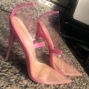 Clear Azalea Wang pumps